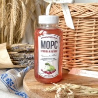 Морс натуральный "Клюква и яблоко"